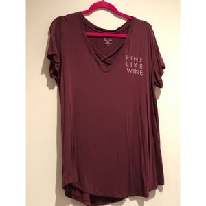 Fine like wine T-shirt NEW